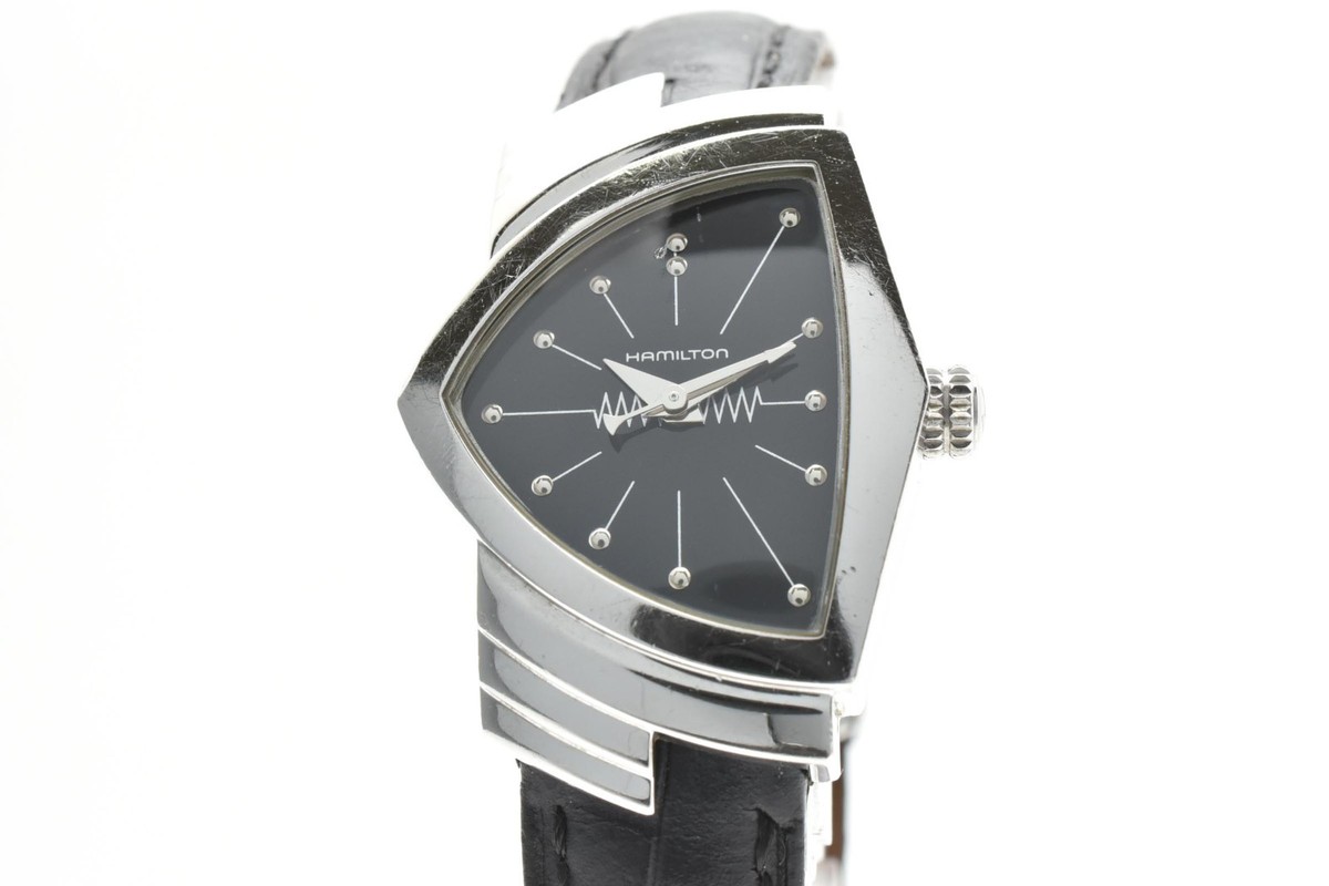 Hamilton H242111 Ventura Black Silver Quartz 24mm Iconic