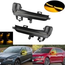 2x LED Außenspiegel Spiegelblinker Blinklicht für Skoda Superb III 3V3 3V5 15-20