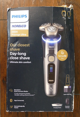 Philips XP9402 Norelco i9000 Prestige Ultra Electric Men's Shaver, Slate SEALED