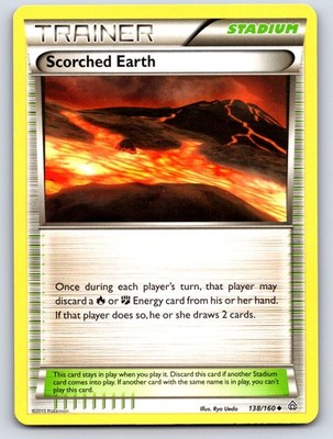 Scorched Earth 138/160 Uncommon Primal Clash LP Pokemon TCG