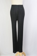 Authentic ISSEY MIYAKE Black Pleats Pants 182 0114
