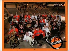 River City Lancers 2003-04 Autographed Wall Calendar ~ EX