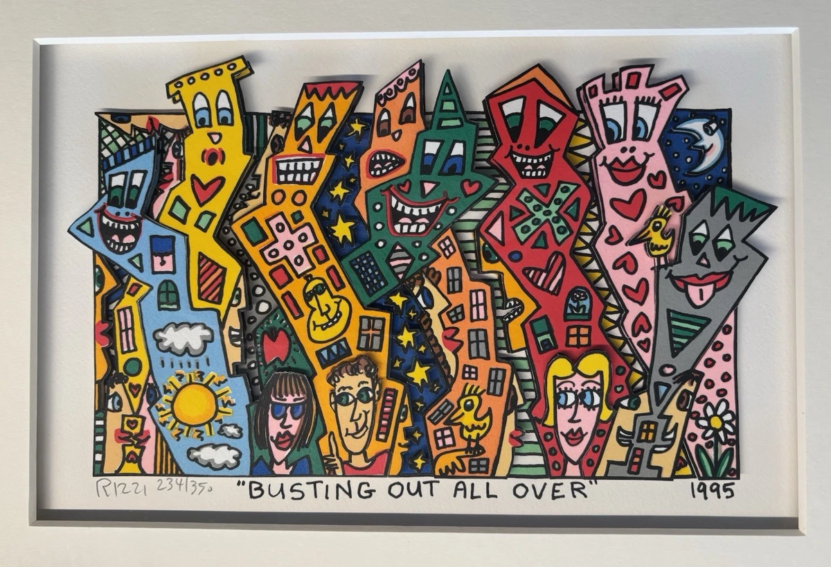 版画 JAMES RIZZI KISS-KISS-BANG-BANG 350/61 版画 JAMES RIZZI KISS-KISS-BANG-BANG 350/61 JAMES RIZZI KISS-KISS
