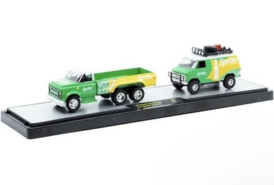 M2 MACHINES '70 CHEVY C60 TRUCK CUSTOM & '71 CHEVY G10 VAN 4X4