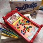 Vintage 1986 Bed Bugs Motorized Board Game Milton Bradley Tested Works Complete