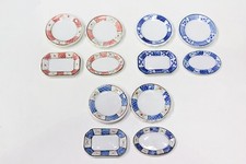 NEW Dolls House Furniture Crockery Serving Dishes Plates 1/12th Scale 3 Designs