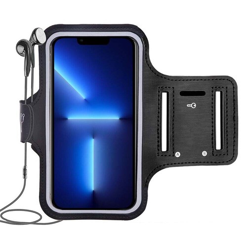 Gym Running Sports Cell Phone Arm Band for iPhone 15/14 Pro/13 Pro Max up to 7" - Picture 14 of 25