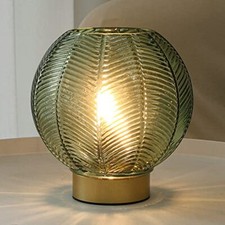 Battery Powered Lamp with Timer Cordless Battery Operated Table Lamp with LED...