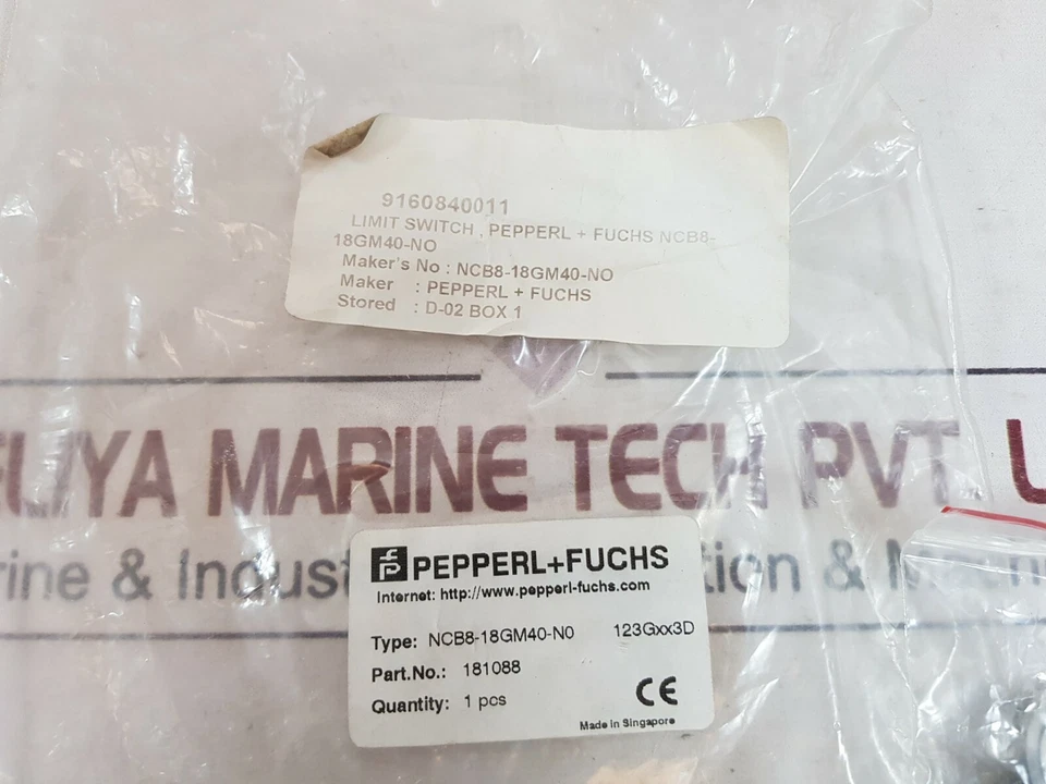 Pepperl+fuchs Ncb8-18gm40-no Explosion Proof Limit Switch 181088 - image 2 of 4
