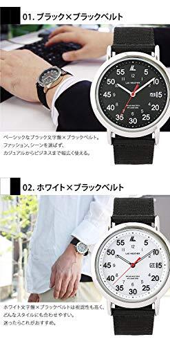 Lad Weather Solar Men's Military Watch Nylon Strap Beige lad053-be-be - Picture 4 of 6