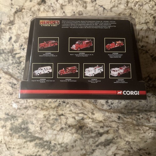 Corgi Code 3 Diecast 1/50 Heroes Under Fire Boston Fire Engine FAST SHIPPING - Picture 5 of 8