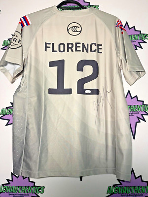 JOHN FLORENCE SIGNED JERSEY WSL WORLD SURF LEAGUE HAWAII SURF AUTO