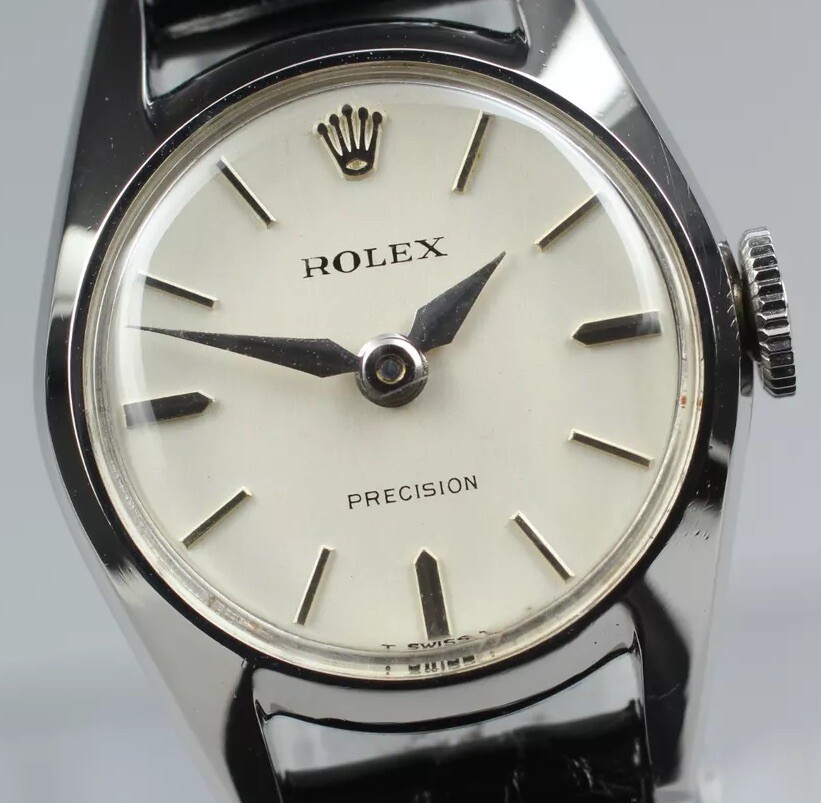 Serviced [Near MINT] Rolex Precision 9631 Hand Winding White Dial Ladies Watch