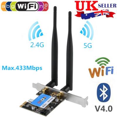 PCI-Eネットワークカード 2.4G/5G Bluetooth4.0 LAN （WIFI5 WI-FI 