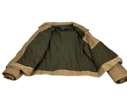 Eddie Bauer Mens 2XL Jacket Corduroy Tan Full Zip Cotton Vintage Korea Outdoor - Picture 7 of 12
