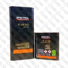 NOVOL SPECTRAL KLAR 565 2:1 VHS LACQUER 7.5L KIT WITH H6115 FAST HARDENER