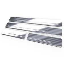 Einstiegsleiste Stahl für Peugeot 508 I SW 5 Türen (2010-2014) silber 3