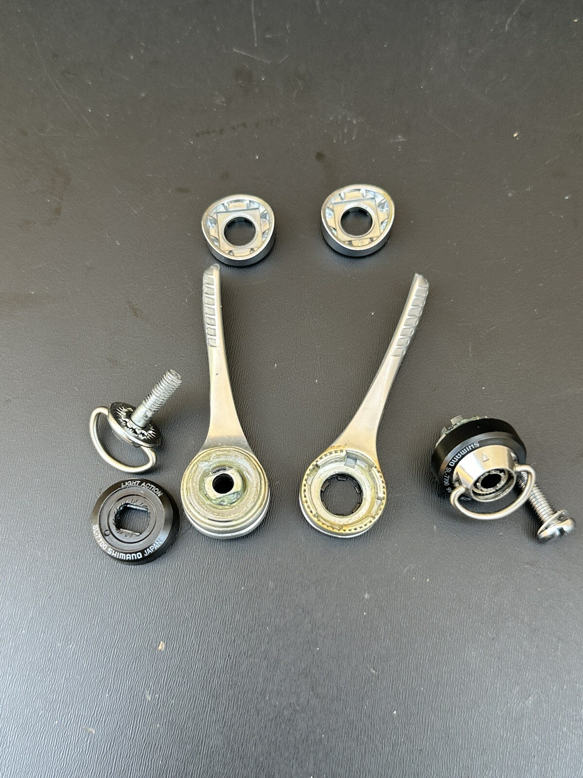 Shimano Dura Ace SL7700 9 speed Downtube shifters New! with new gear