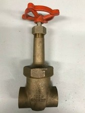  Stockham 1-1/2"  Bronze Gate Valve, 150 S , 300 OWP Socket Weld made in USA