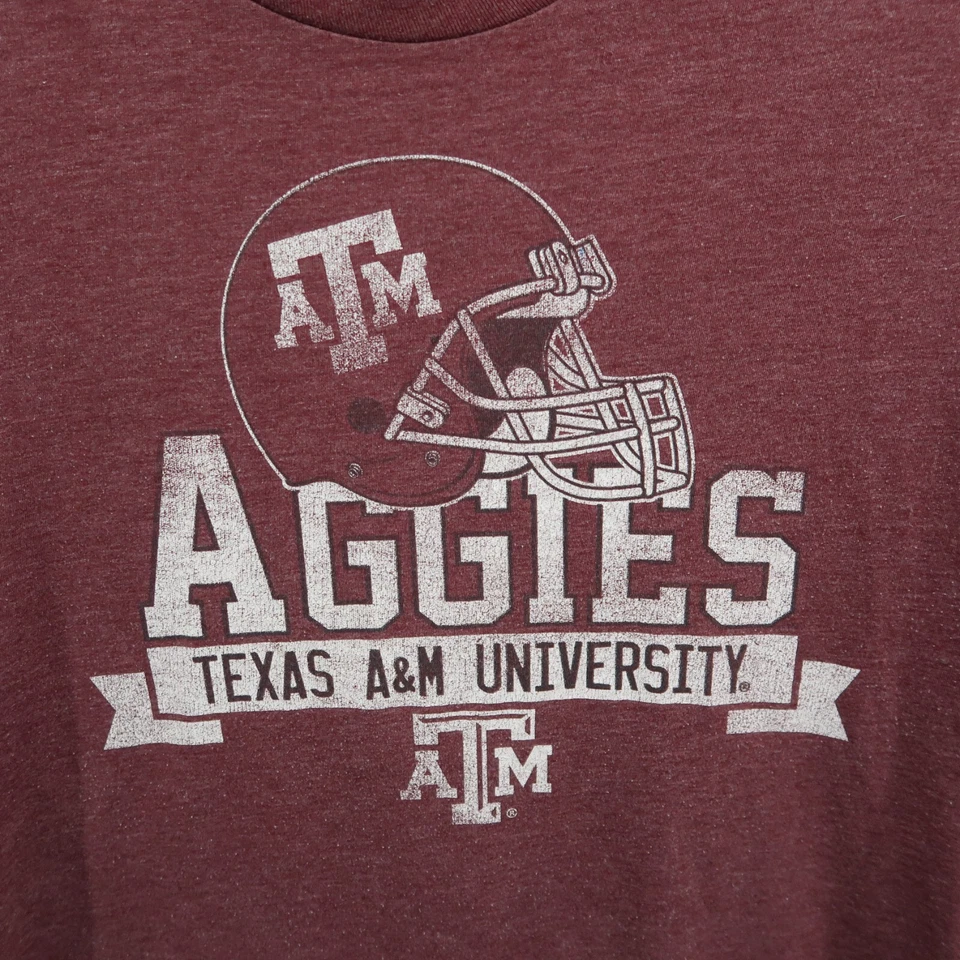 Футболка женская Texas A&M маленькая бордовая университетская футболка с коротким рукавом - Изображение 2 из 4