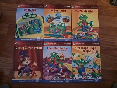 Leap Frog Leap Reader Learn To Read 1 Early Reading 6 Book Set Tag Phonics