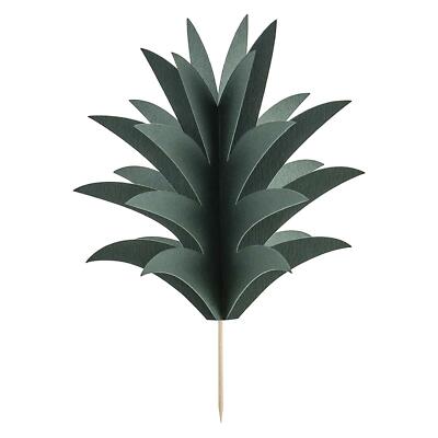 Amscan Hawaii Party Dekoration 3D Ananas Blätter Cupcake Topper Essen Auswahl