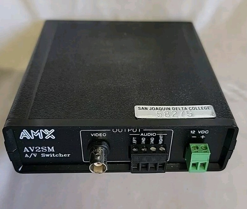 AMX AV2SM A/V Switcher AMX Corporation Video Switcher