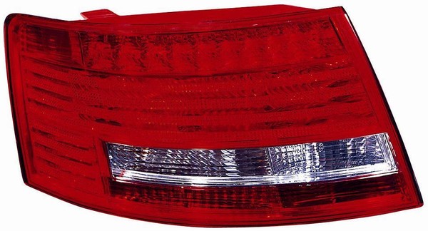 Fanale Fanaiore S/P SX Hinteres Links Weiß Rot A6 Limousine 2004-2008 LED-image