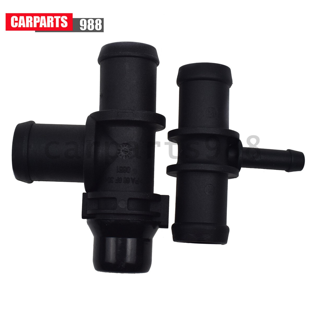 2Pcs HVAC Heater Hose Tee Connector for 2010-13 Ford Transit