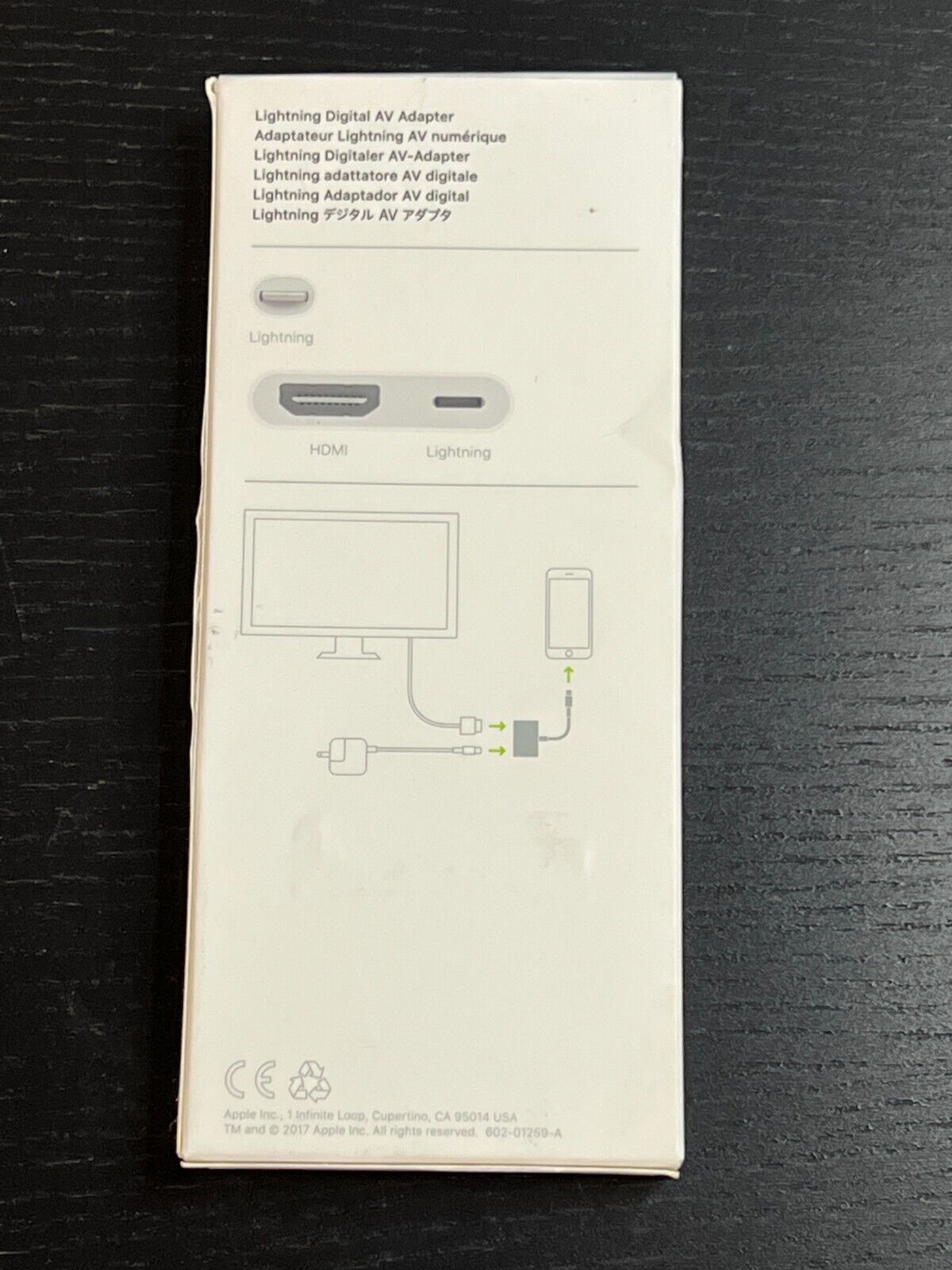 Apple MD826AM Lightning To HDMI Digital AV Adapter for iPhone