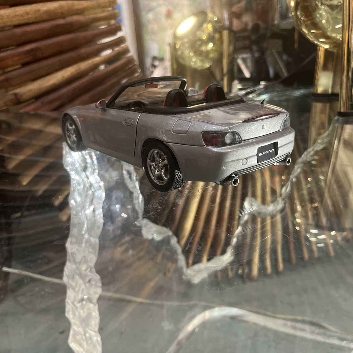 AUTOart 1/18 HONDA S2000 LH DRIVE SILVER RARE AMERICAN VERSION AP1
