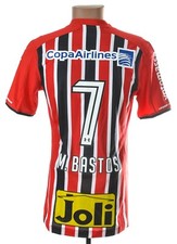 SAO PAULO 2015/2016 AWAY FOOTBALL SHIRT MATCH WORN ISSUE #7 M. BASTOS