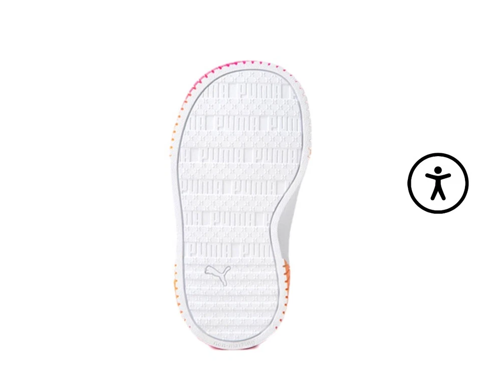 Zapato deportivo PUMA Carina 2.0 paleta helado piruleta desvanecido niño pequeño talla 6C rosa Foto 4 de 4