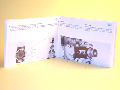Ancien manuel d'instructions original CANON Super 8 Zoom Camera 518