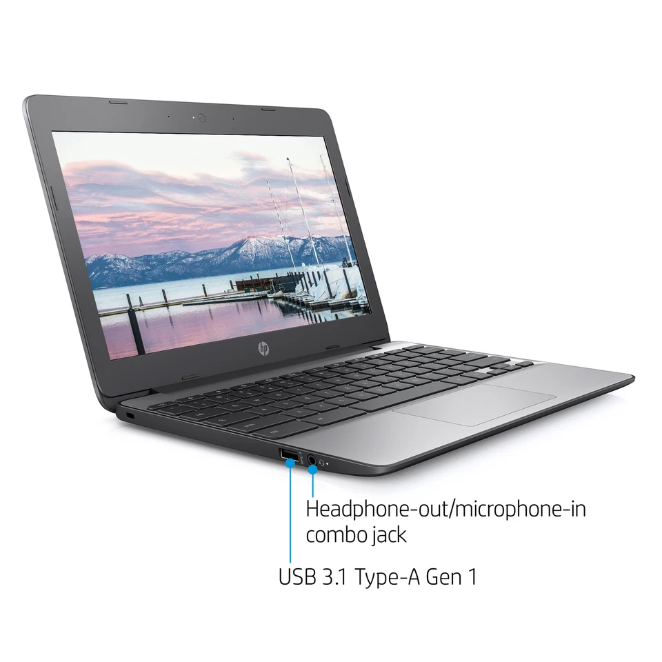 🎁NEW HP 11.6" HD Chromebook 11-V069CL Intel Celeron N3060/4GB/16GB/Webcam+2yr🔥 - Image 2 of 4