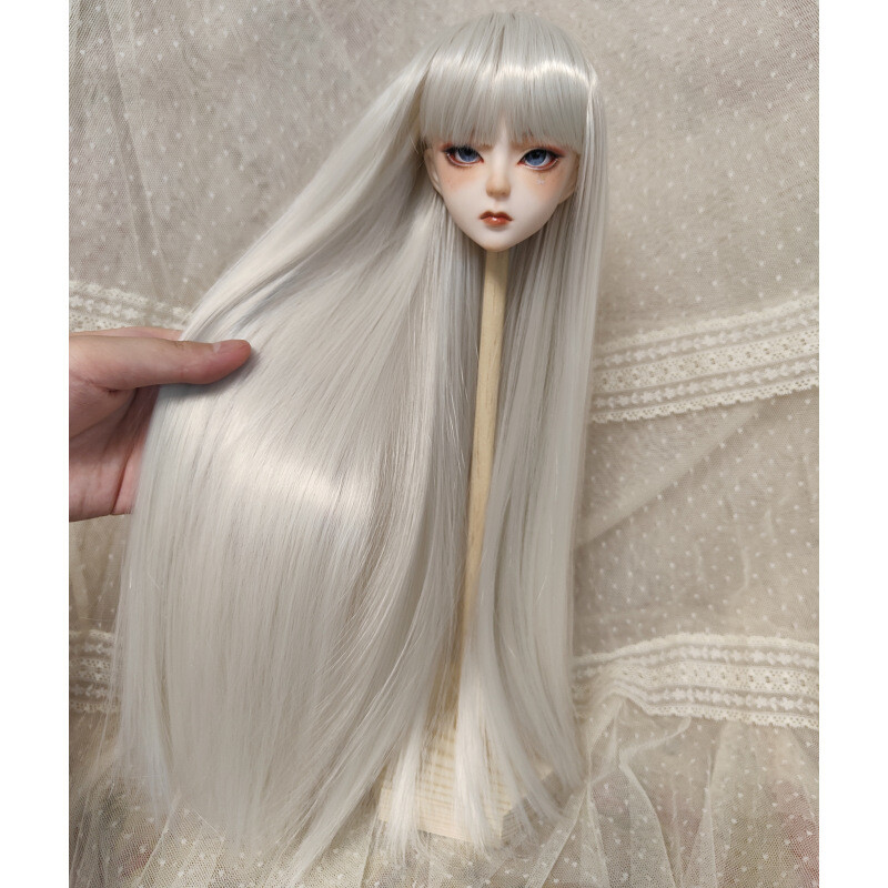 Bang’EM ALL Bang-Doll帯付き 40cm Long Straight Wig Bangs High Temperature Hair For 1/3 1/4 BJD