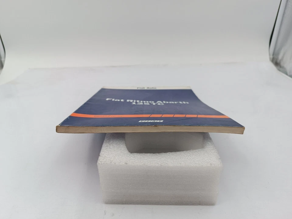 Manuale officina Fiat Ritmo Abarth 125 TC dati tecnici e generalità edizion 1981 - Immagine 3 di 4