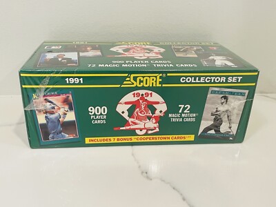 1991 Score Baseball Collector Set Factory Sealed 900 Cards - MLB