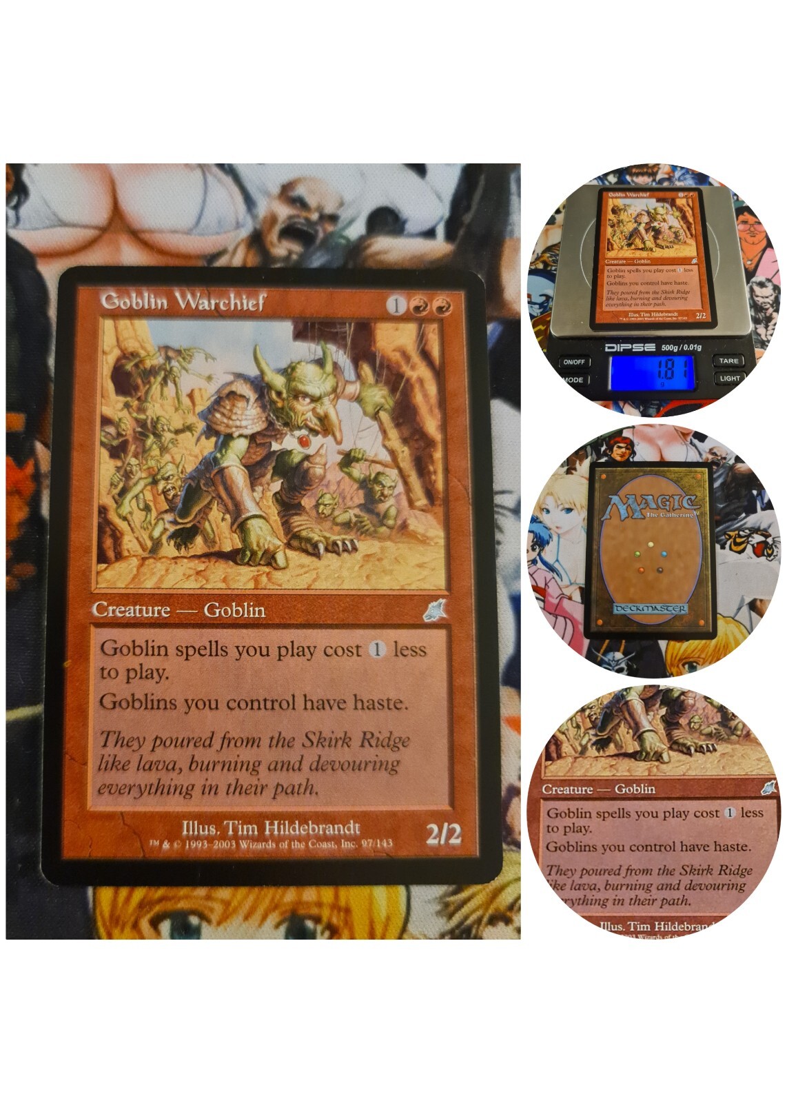 Goblin Warchief Scourge MTG Eng Nm Card Magic the Gathering 97/143 Card