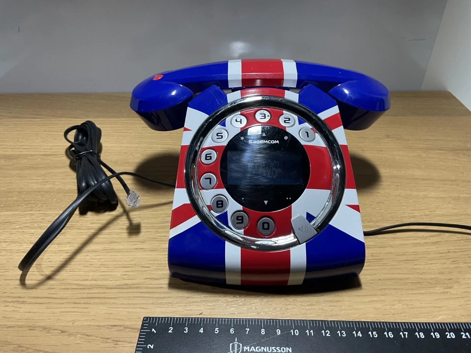 Telefono cordless Sagemcom Sixty Union Jack - non so se funzionante - Immagine 3 di 4