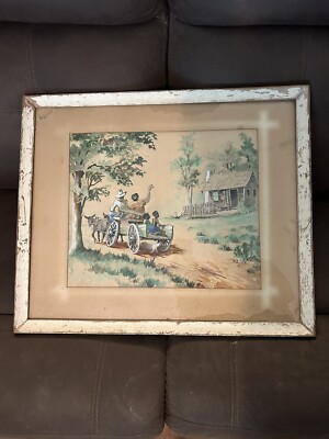 Vintage M.B. Cole Painting