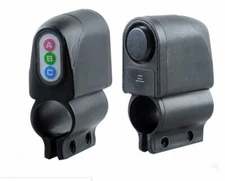 New Bicycle Bike Security Lock Alarm Anti-theft ABC alarm Black