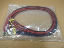 10 AWG Power Zipcord Wire, 42" Long, 1/4" Lugs, RF Amp Power - New, Lot of 10