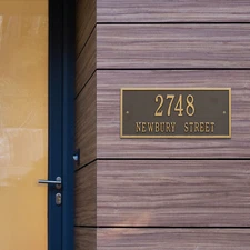 Hartford Personalized Address Plaque