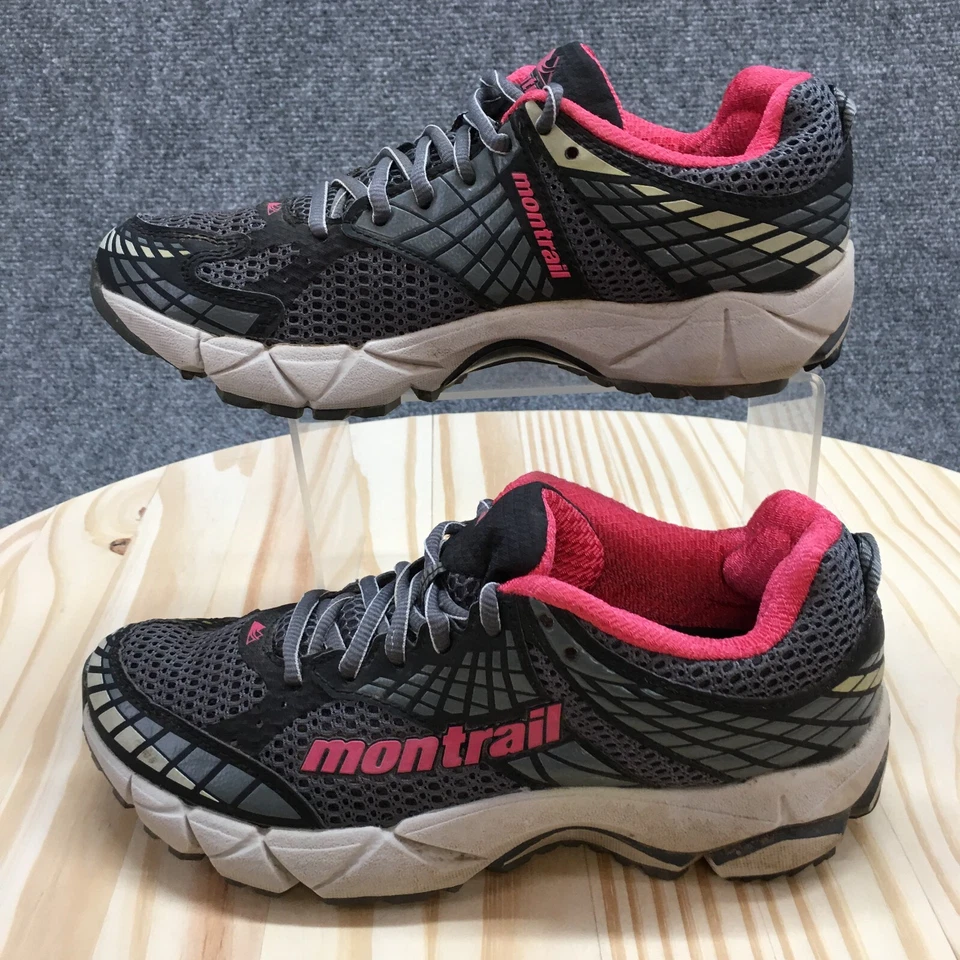 Montrail Zapatos Mujer 6.5 Fluid Feel Trail Running Tenis GL2148-030 Gris Rosa Foto 2 de 4