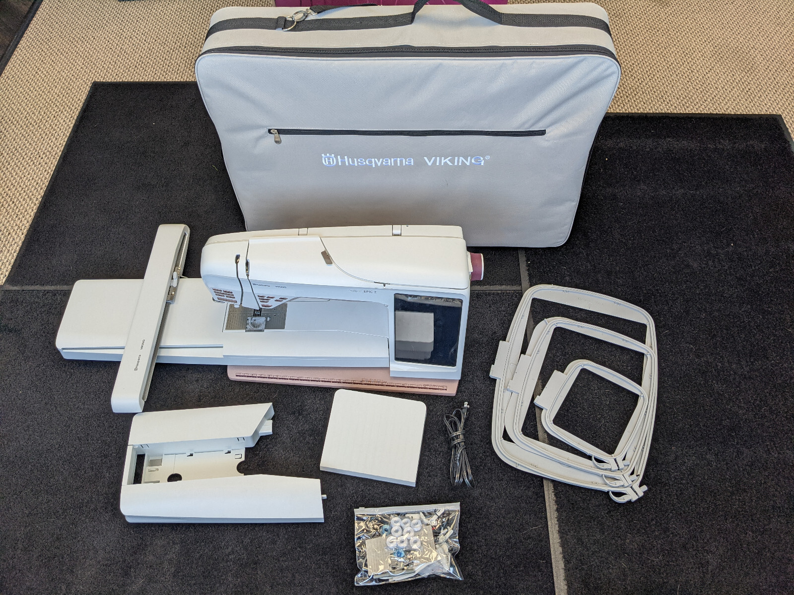 NEW IN BOX Viking Epic 2 Sewing & Embroidery Machine and digitizing