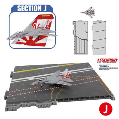 FOV 1:200 USN Grumman F-14A Tomcat Fighter w/ Deck (Section J) FOV831110