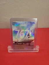 767 Delta Airlines Collectible Trading Card No. 57 W/ Hard Sleeve