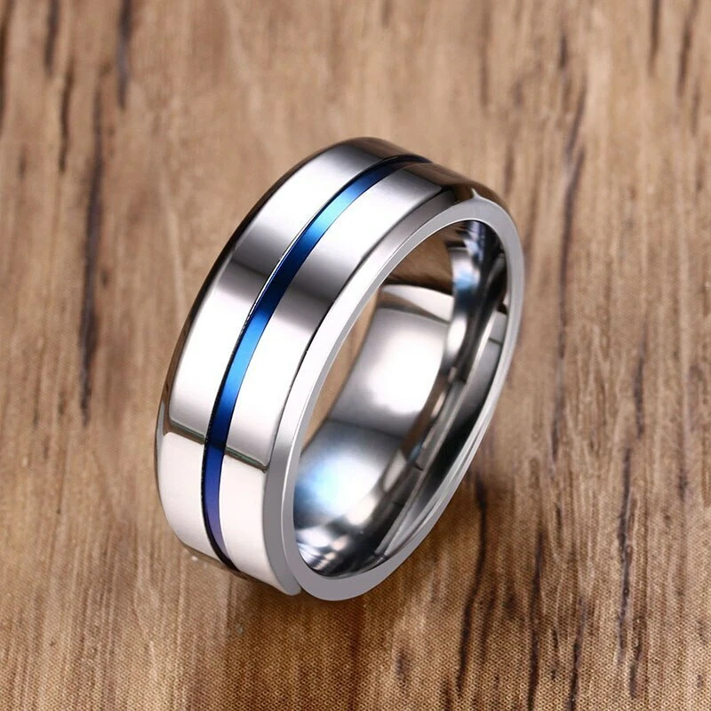 Thin Blue Line Rings | Foundry Rings