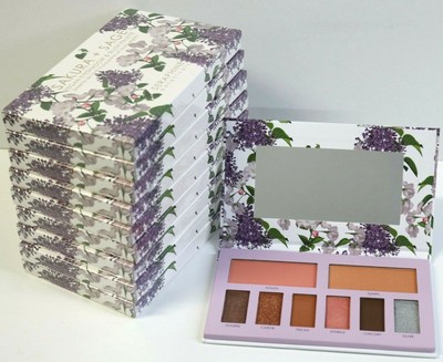 sakura and sage vegan eyeshadow and blush palette